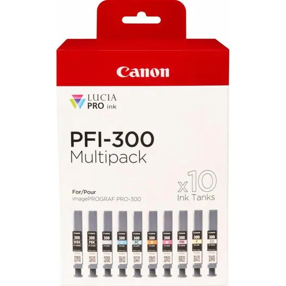 Canon PFI-300 Multifarvet Blækpatron 10-pak