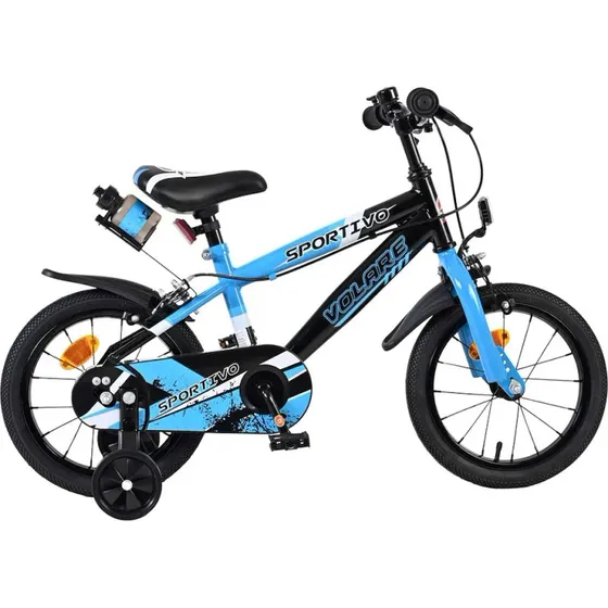 Volare Sportivo Børnecykel 14" Blå med Støttehjul