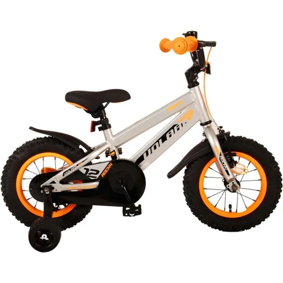 Volare Rocky Børnecykel 12" Grå med Hånd- og Tilbagebremse