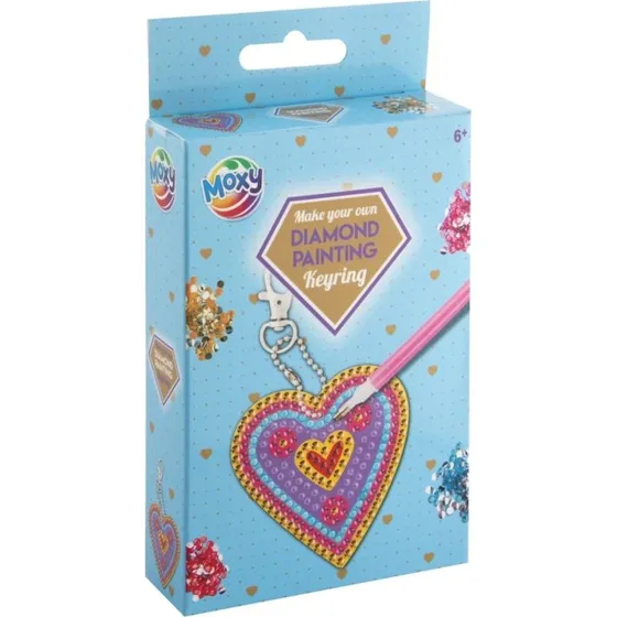 Creative Craft Group Diamond Painting Nøglering Hjerte