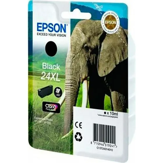 Epson 24XL Sort Blækpatron (10 ml) – Original