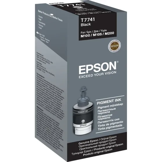 Epson T7741 Sort Blækrefill 140 ml