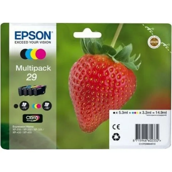 Epson 29 Multipack: Gul, Sort, Cyan, Magenta