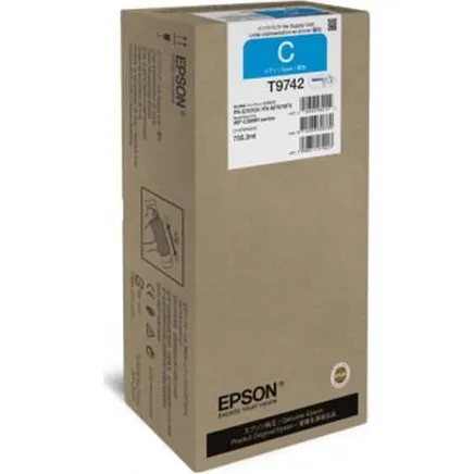 Epson T9742 Cyan XXL Blæktank – 84.000 sider