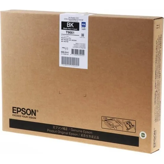 Epson XXL Sort Blæk C13T966140 – Høj Kapacitet for WorkForce Pro