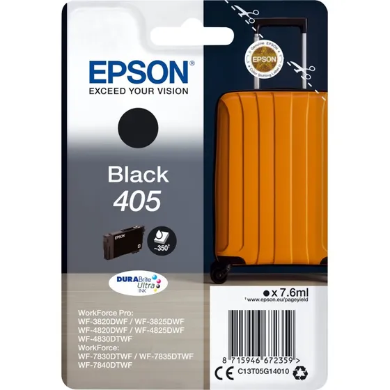 Epson 405 Sort 7,6 ml Original Blækpatron