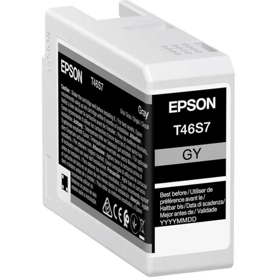 Epson T46S7 Grå Blæk 25 ml Original