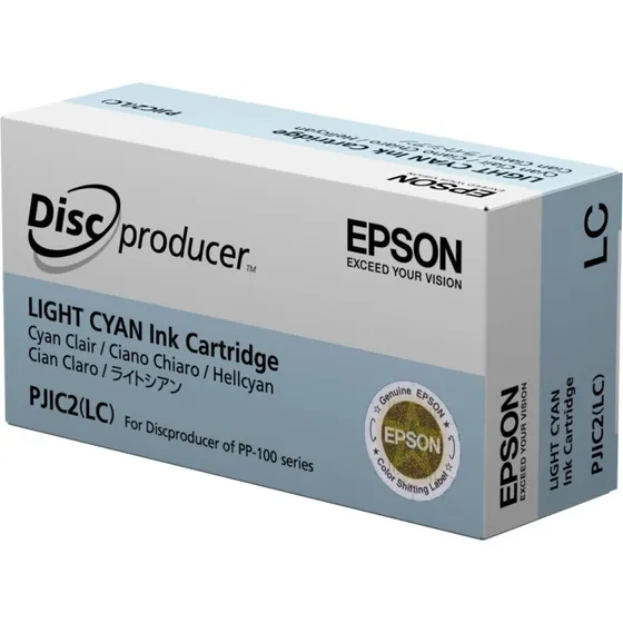 Epson Discproducer PJIC7(LC) Lys Cyan 1000 DVD Blæk