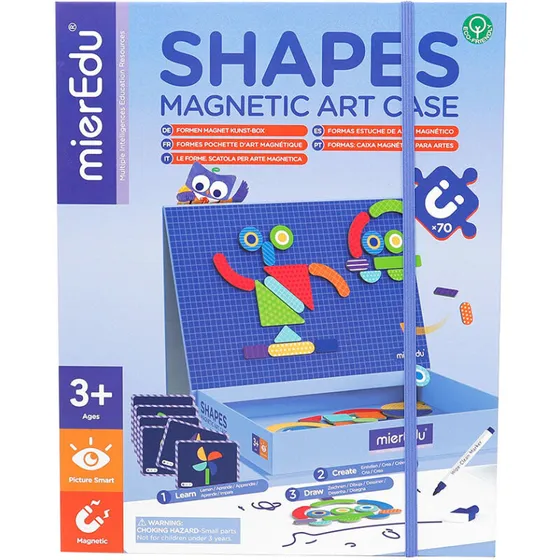 mierEdu Magnetisk legesæt - Form og Figur