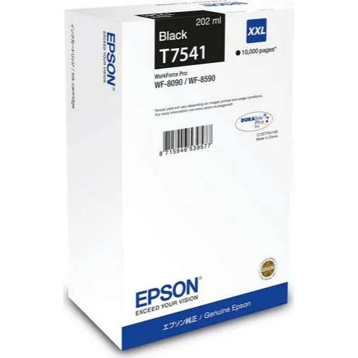 Epson T7541 Sort XXL Blækpatron 202 ml
