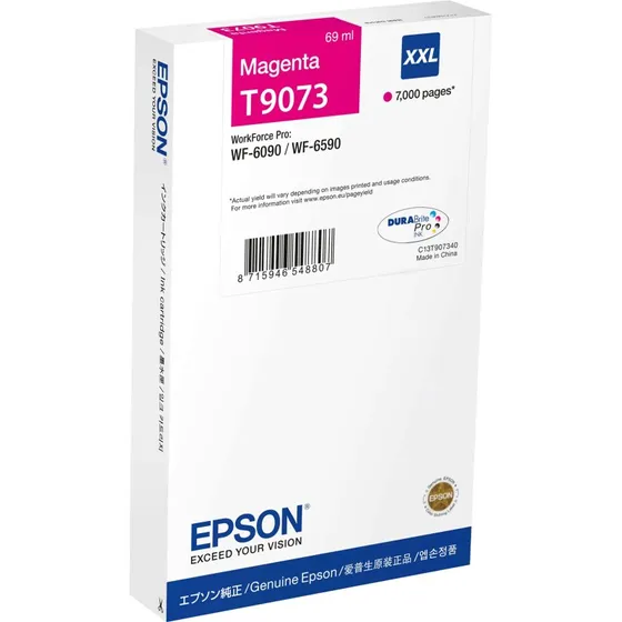 Epson T9073 Magenta XXL Blækpatron 69 ml