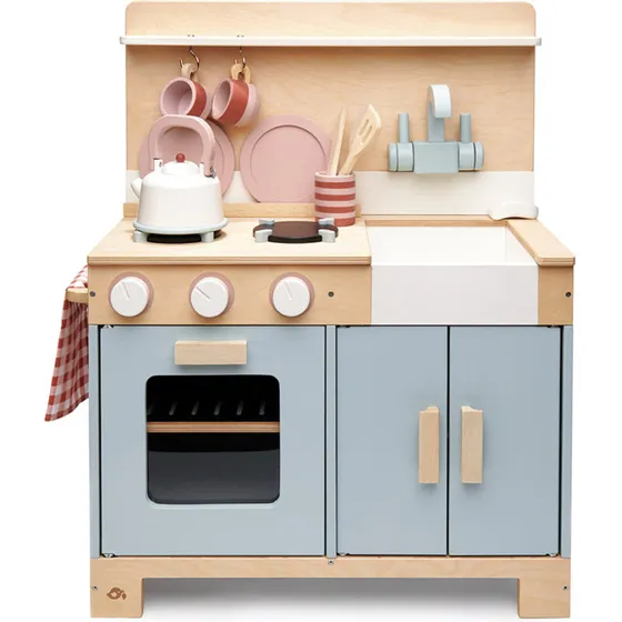 Tender Leaf Legekøkken i træ, 16 dele (60×47×22,5 cm)