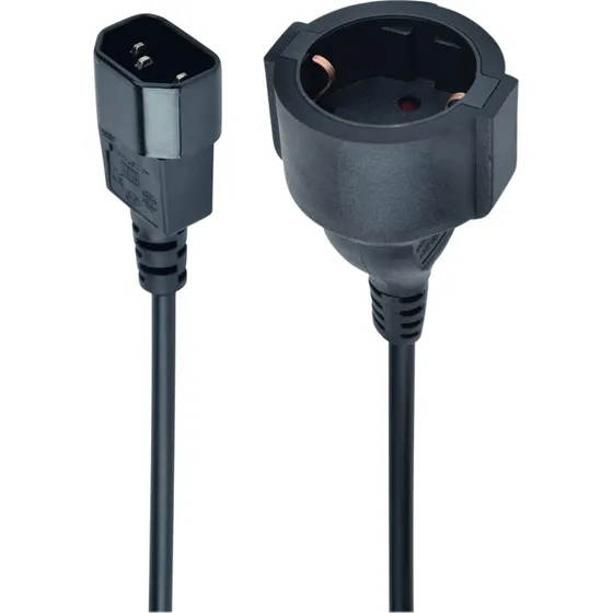 Cablexpert Strømforsyningsadapter 15 cm C14 til CEE 7/4