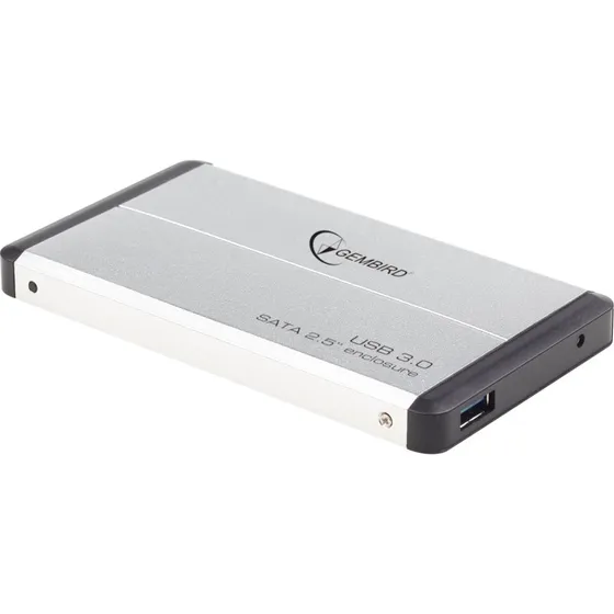 Gembird Ekstern Lagringspakning USB 3.0 2.5" SATA 3Gb/s Sølv