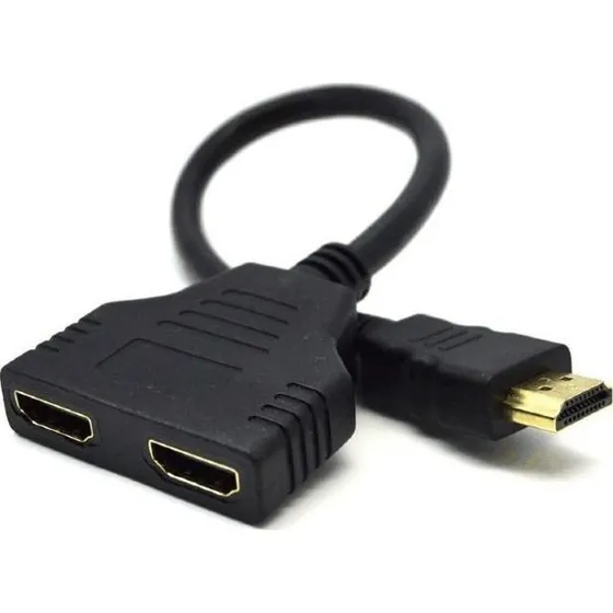 Gembird HDMI Splitterkabel 1×Hun til 2×Hun, Sort