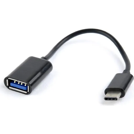 Gembird A-OTG-CMAF2-01 USB-C til USB-A OTG-adapterskabel 20 cm Sort