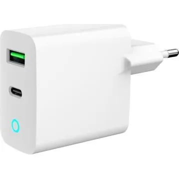 Gembird USB Charger 20W QC 3.0 & PD 2-port hvid