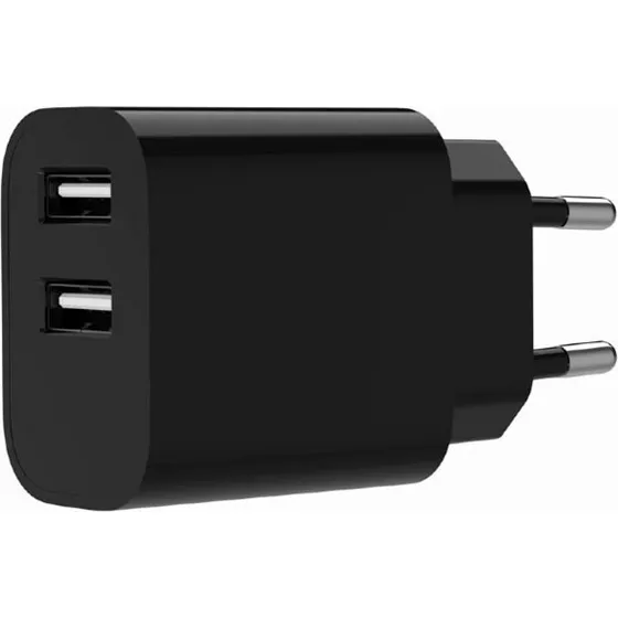 Gembird 12W USB-adapters 2-port sort