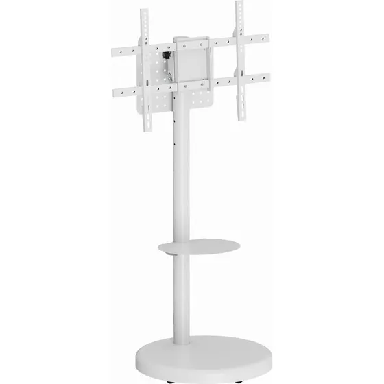 Gembird TV gulvstander 37"-86", hvid, 50 kg