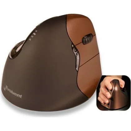 BakkerElkhuizen Evoluent4 Small Wireless, højrehåndet, optisk, 6 knapper, trådløs