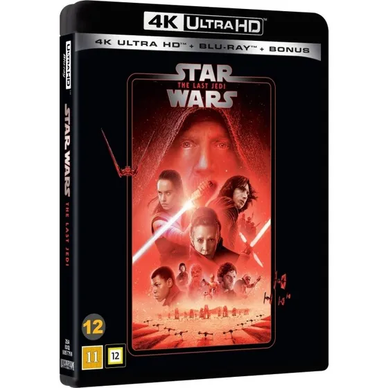 Star Wars: The Last Jedi - 4K UHD + Blu-ray (3-disc)