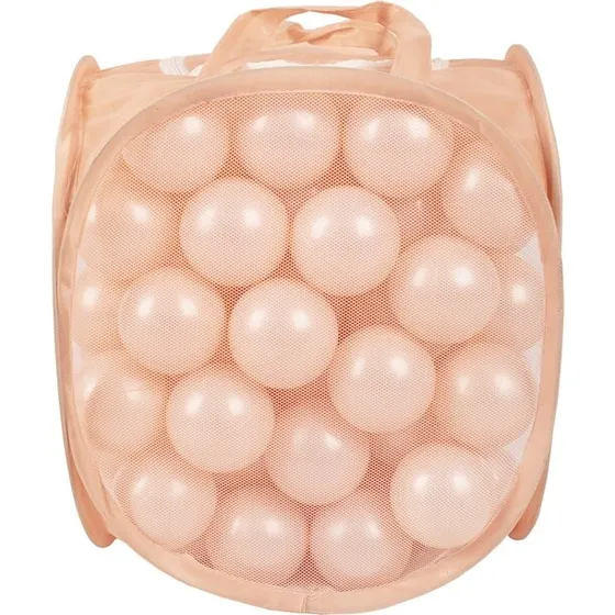 BabyTrold Legebolde i net 100 stk. – Rose Pearl 7 cm