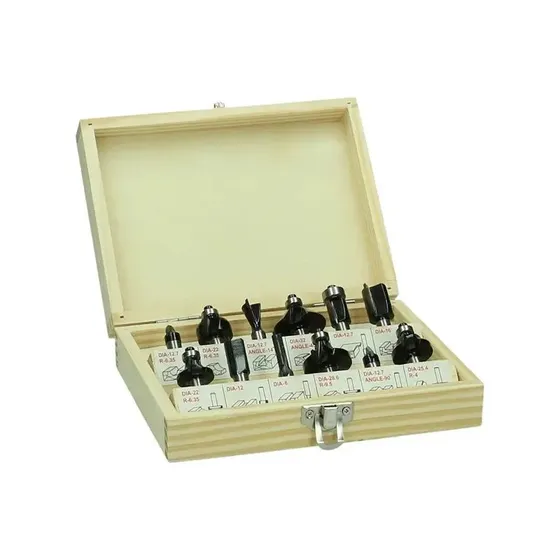 Hikoki 66500507 Overfræser Bitssæt (12 stk)