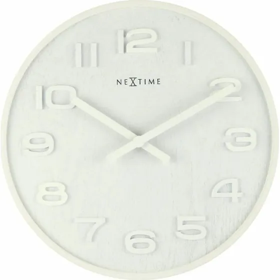 Nextime 3096WI Vægur 35 cm, Hvid
