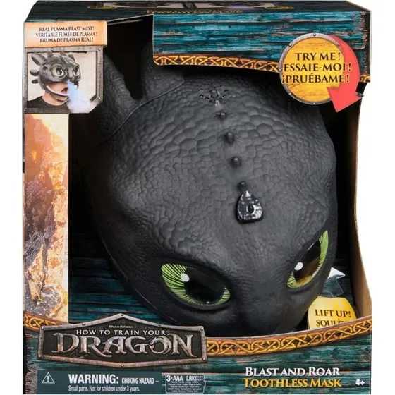 How to Train Your Dragon - Toothless Maske, 4+ år