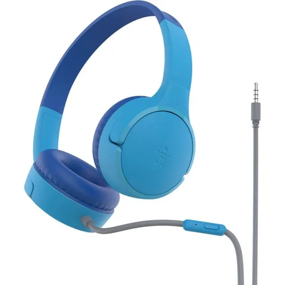 Belkin SoundForm Mini Blå, On-Ear Hovedtelefoner med Mikrofon