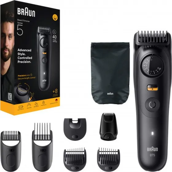 Braun BT5560 Series 5 Skægtrimmer, sort