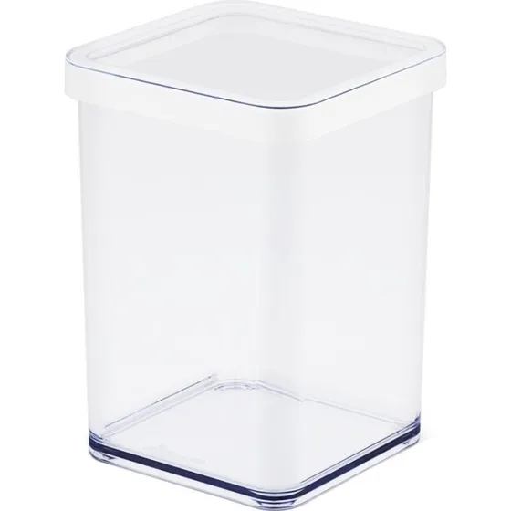 Rotho Loft Foderbeholder 1 L hvid, transparent