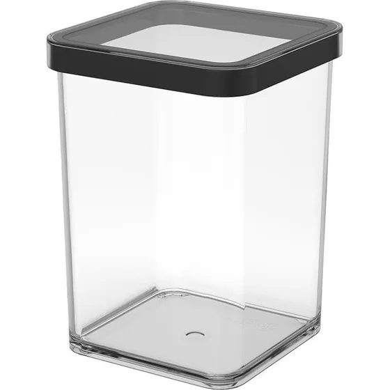 Rotho Loft Madopbevaringsbeholder 1L Sort
