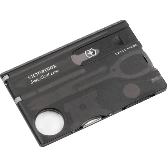 Victorinox SwissCard Lite 13 Funktioner - Sort med Hvid LED