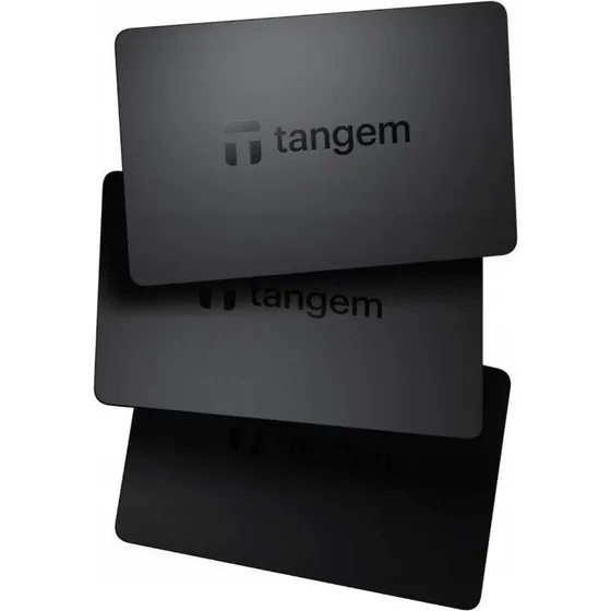 Tangem Wallet 3-kortset, sort