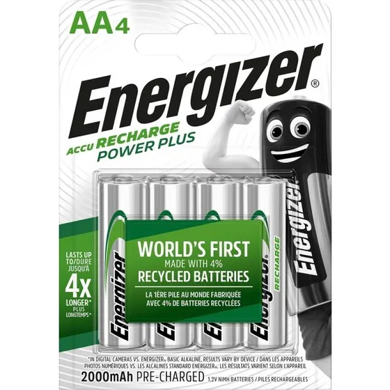 Energizer Accu Recharge Power Plus AA 2000 mAh 4-pak