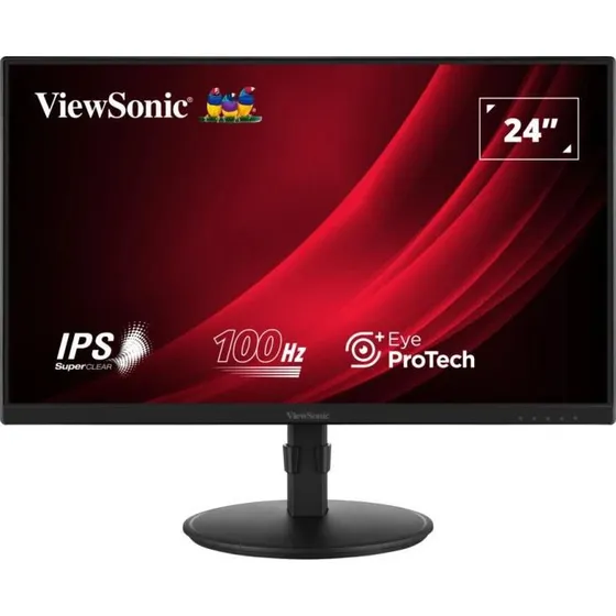 ViewSonic VA2408-HDJ 24" IPS Skærm, 100Hz, 1920x1080, Sort