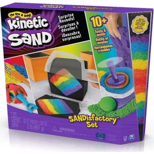 Kinetic Sand SANDisfactory Sæt – 937g