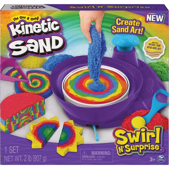 Kinetic Sand Swirl N Surprise 900g