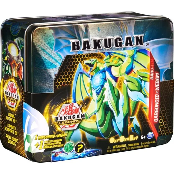 Bakugan Legends Baku-tin med Gargonoid X Webam og Bagukan