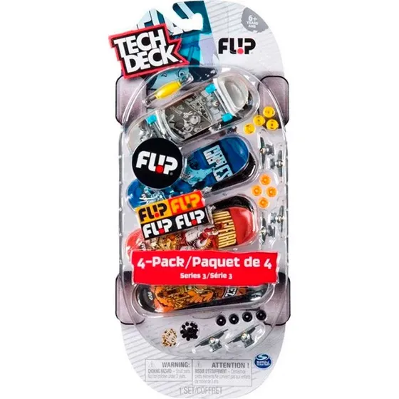Tech Deck 4 Pack Assorteret - OL-licenserede Fingerboards