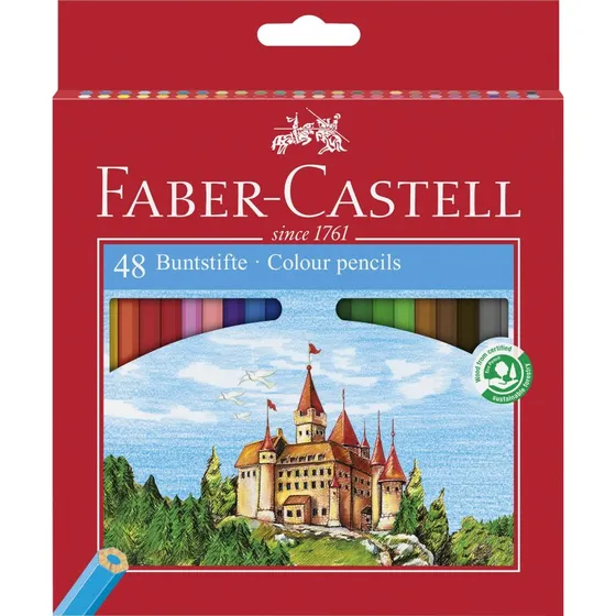 Faber-Castell Farveblyant 48 Farver, 60 Farvevalg
