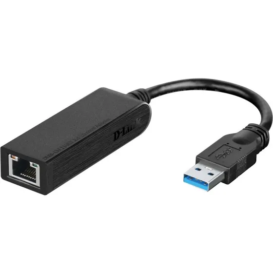 D-Link DUB-1312 USB 3.0 Netværksadapter, Sort
