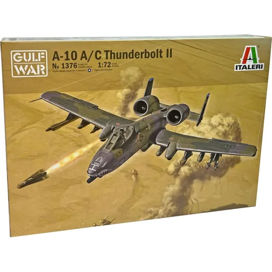 Italeri A-10 Thunderbolt II 1:72 - 4 markeringer