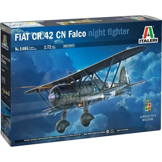 Italeri - Fiat CR.42 CN Falco Night Fighter 1:72 Byggesæt
