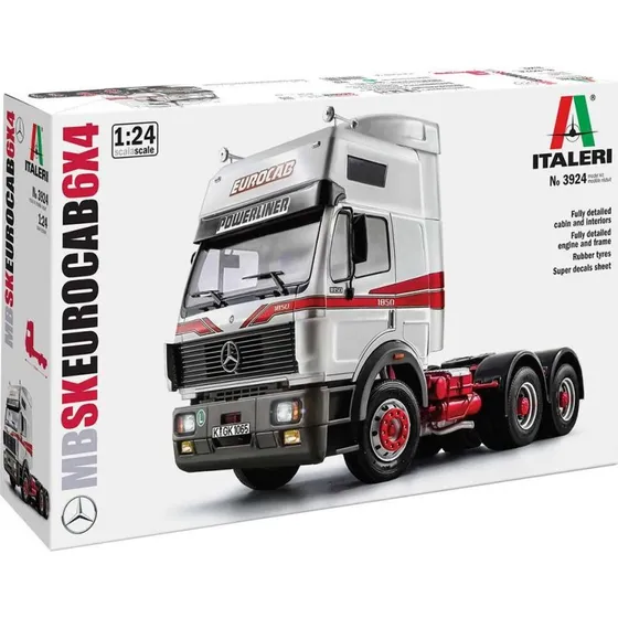 Italeri Mercedes-Benz SK Eurocab 6x4 Byggesæt 1:24