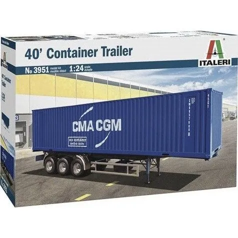 Italeri 3951S 1:24 40' Containertrailer Byggesæt