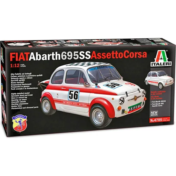 Italeri Fiat Abarth 695 SS 1:12
