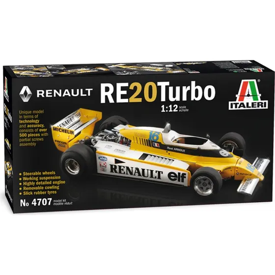 Italeri 1:12 Renault RE 20 Turbo Modelbil
