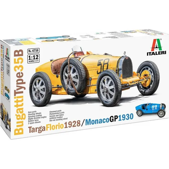 Italeri Bugatti 35B 1:12 Targa Florio '28 / Monaco GP '30